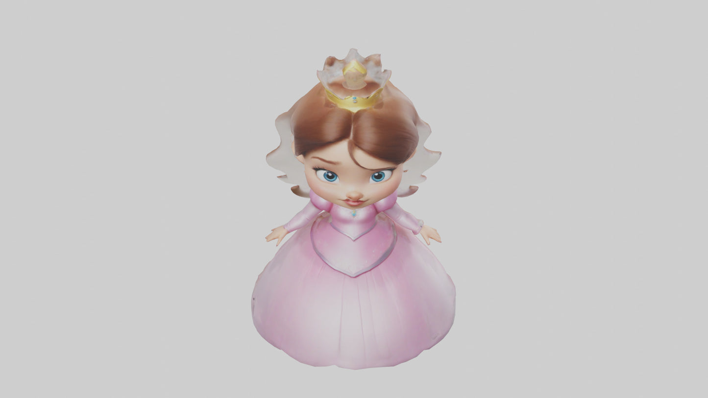 Cartoon Princess model 3D model