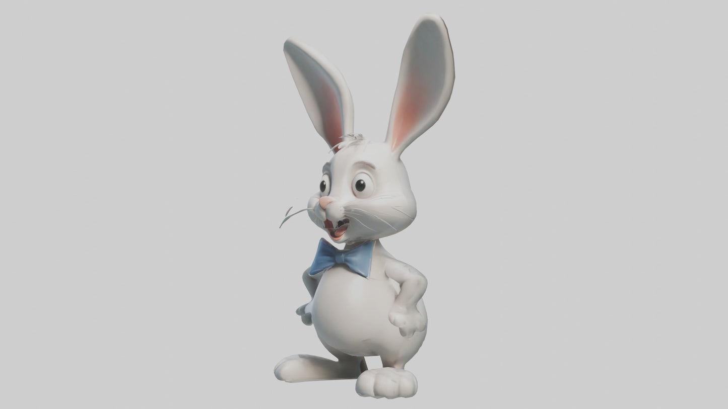 Cartoon Rabbit model 3D model