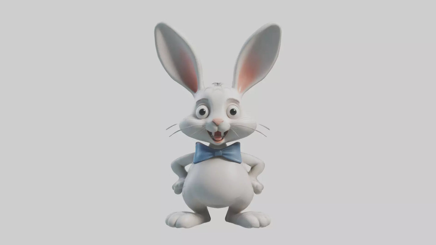 Cartoon Rabbit model 3D model