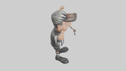 Cartoon Referee model 3D model