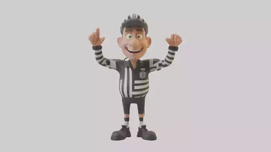 Cartoon Referee model 3D model