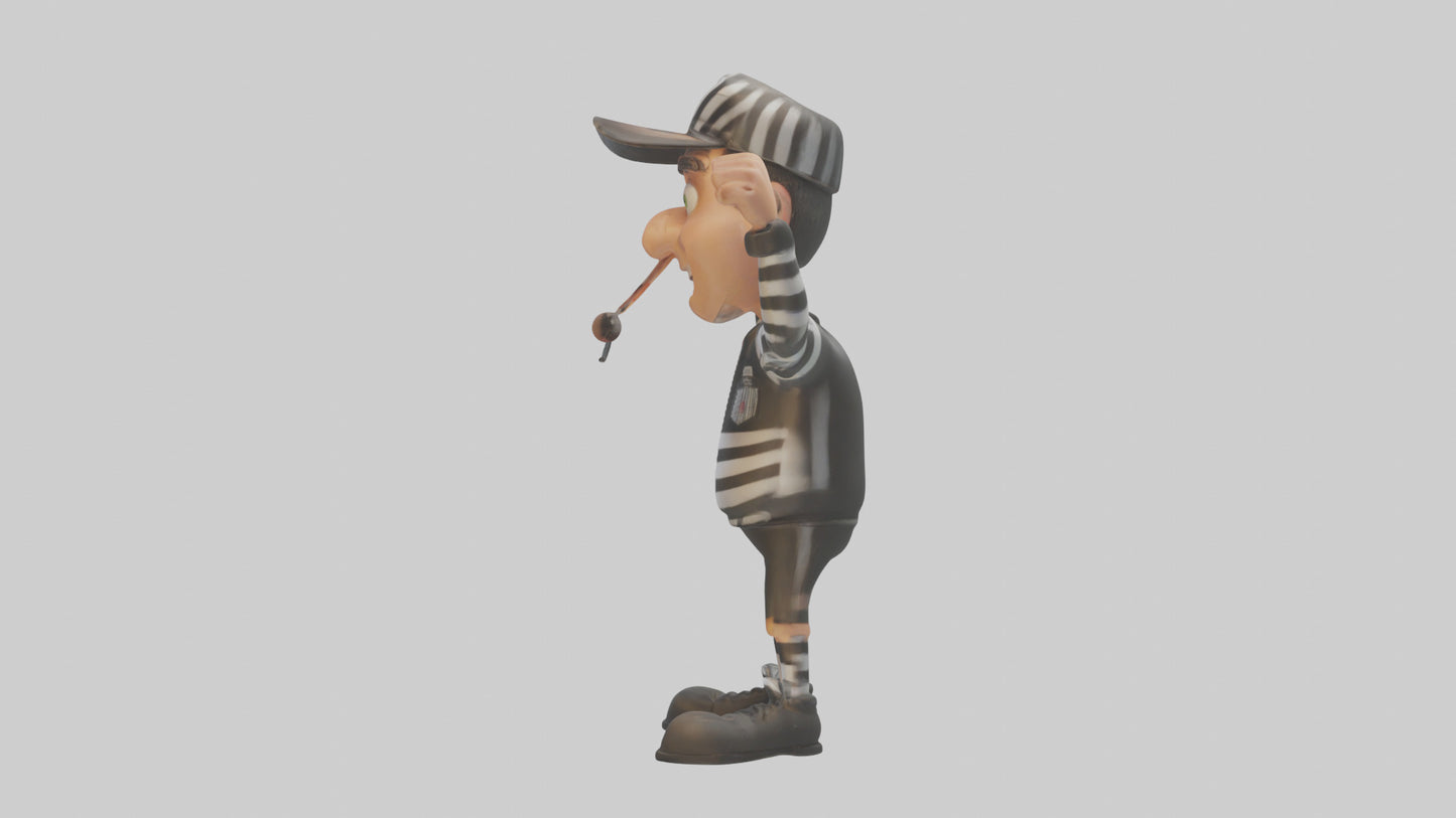 Cartoon Referee model 3D model