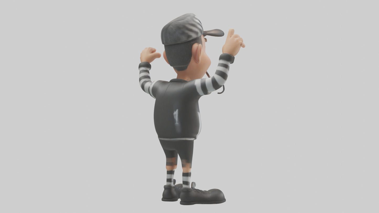 Cartoon Referee model 3D model