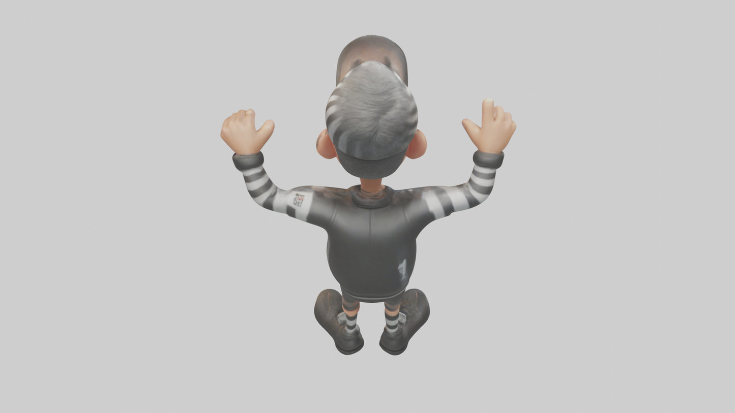 Cartoon Referee model 3D model