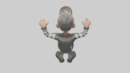 Cartoon Referee model 3D model