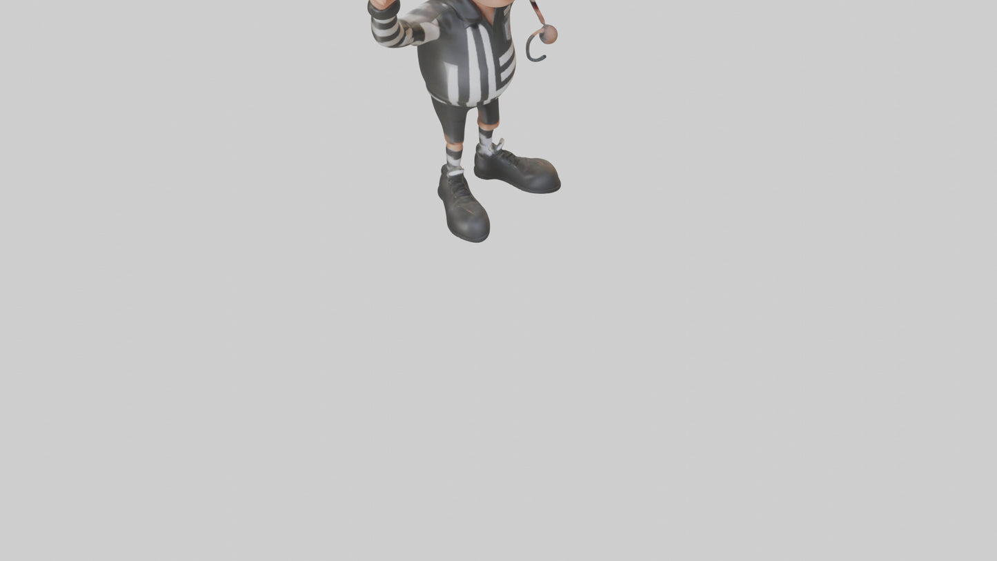 Cartoon Referee model 3D model