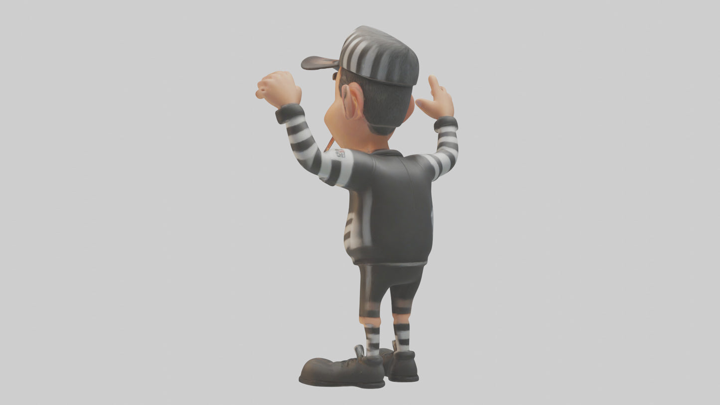 Cartoon Referee model 3D model
