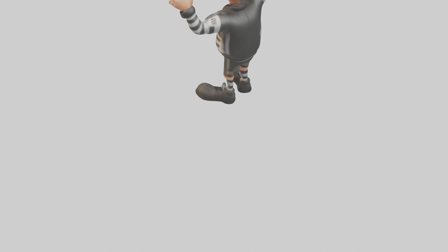 Cartoon Referee model 3D model