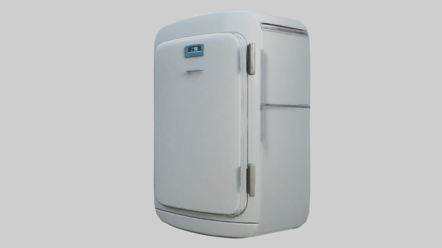 Cartoon Refrigerator model 3D model