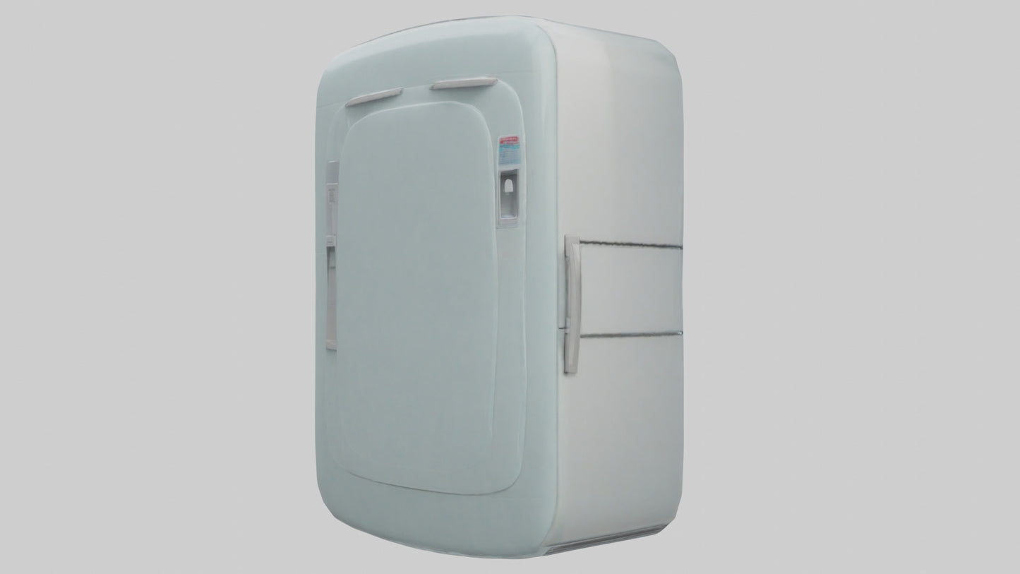 Cartoon Refrigerator model 3D model