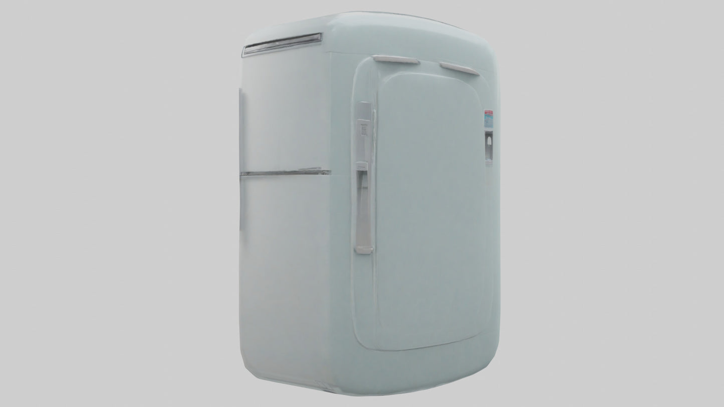 Cartoon Refrigerator model 3D model