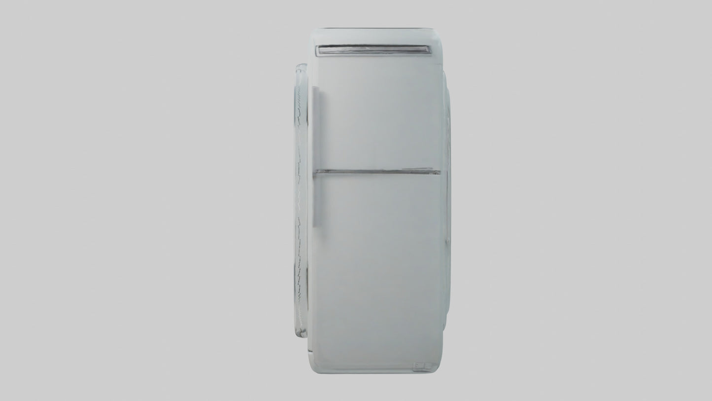 Cartoon Refrigerator model 3D model