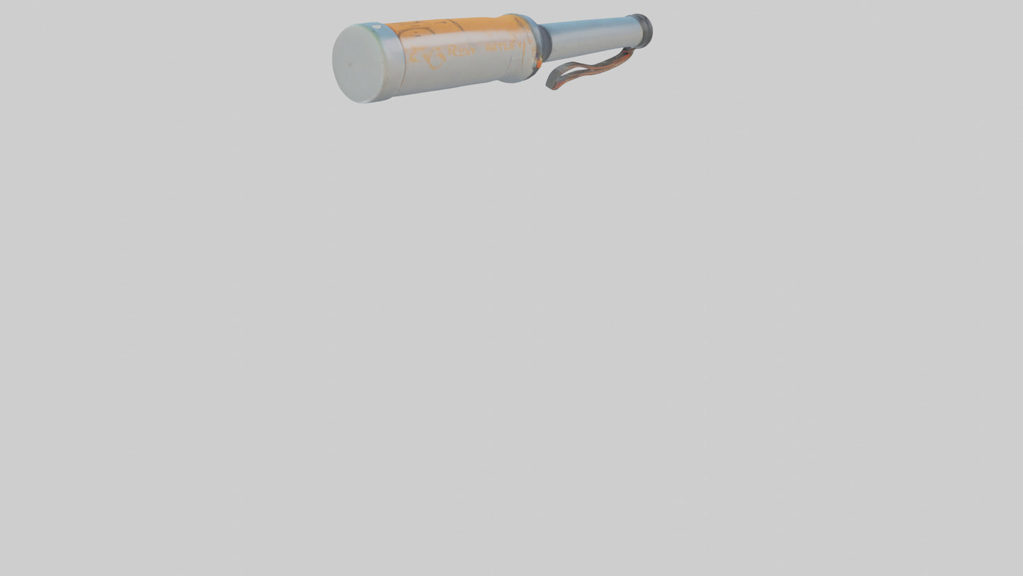 Cartoon Relay Baton model 3D model
