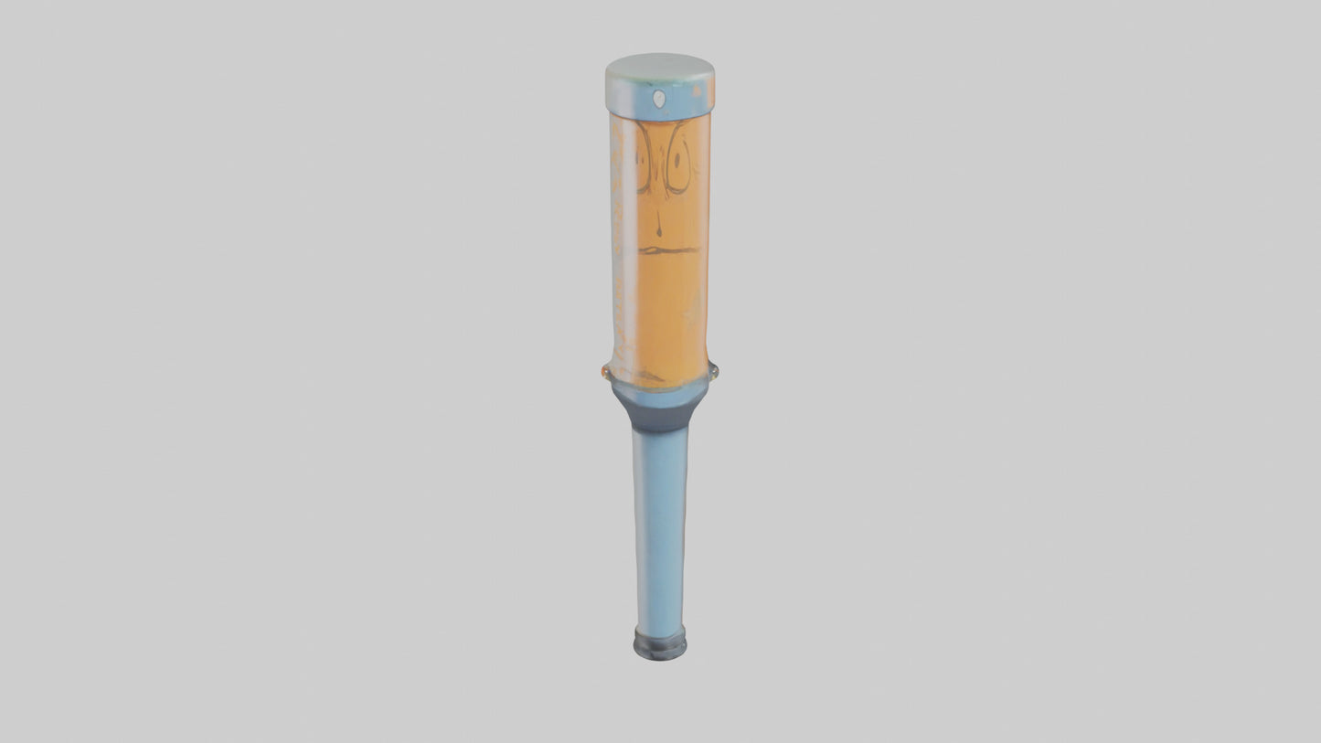 Cartoon Relay Baton model 3D model