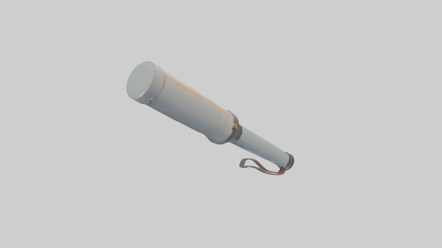 Cartoon Relay Baton model 3D model