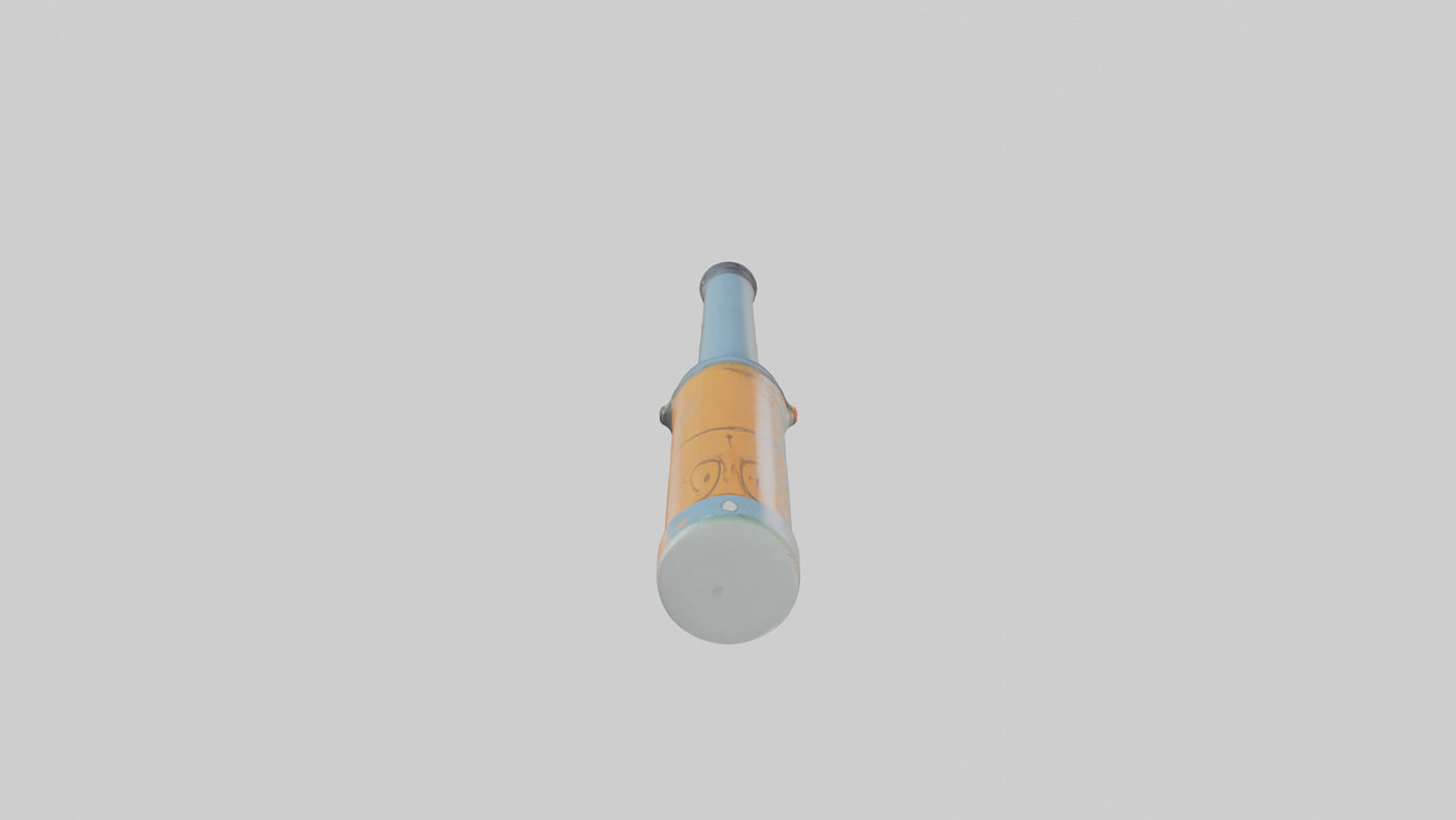 Cartoon Relay Baton model 3D model