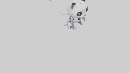 Cartoon Robot Cat model 3D model