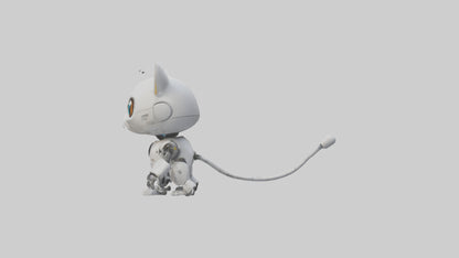 Cartoon Robot Cat model 3D model
