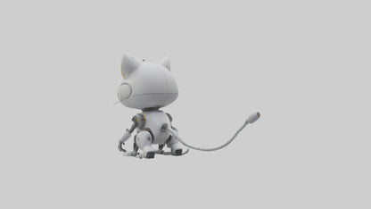 Cartoon Robot Cat model 3D model
