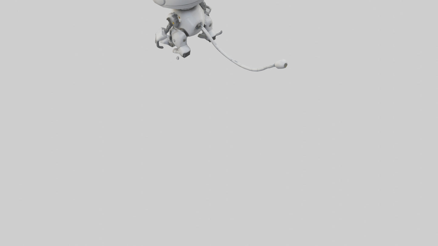 Cartoon Robot Cat model 3D model