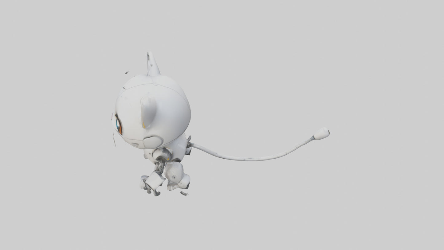 Cartoon Robot Cat model 3D model