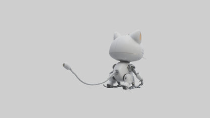 Cartoon Robot Cat model 3D model