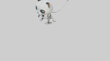 Cartoon Robot Cat model 3D model