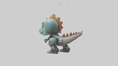 Cartoon Robot Dinosaur model 3D model