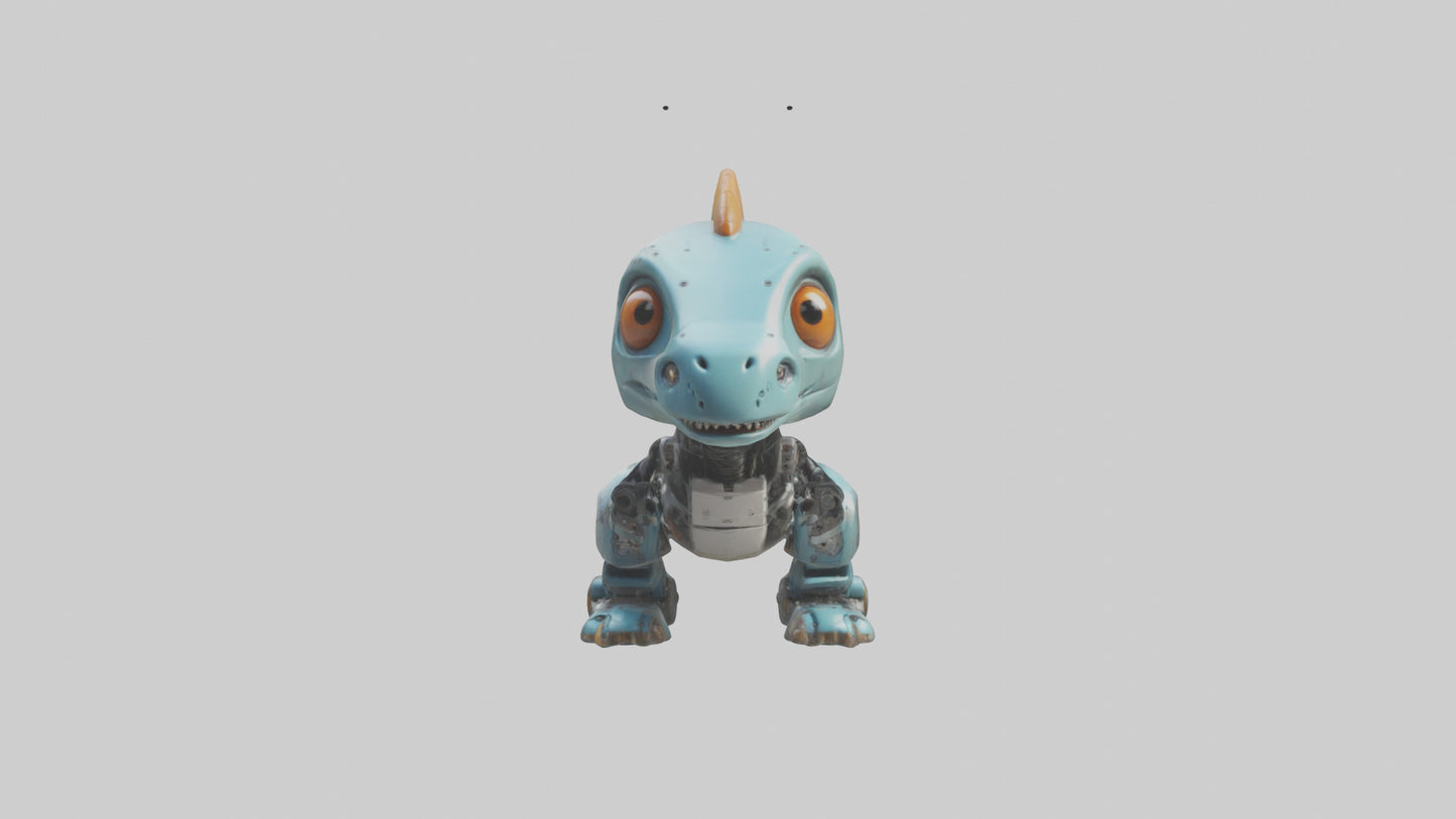 Cartoon Robot Dinosaur model 3D model