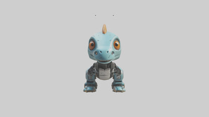 Cartoon Robot Dinosaur model 3D model