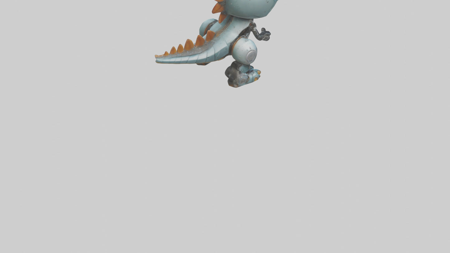 Cartoon Robot Dinosaur model 3D model