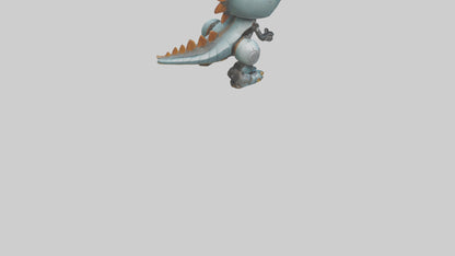 Cartoon Robot Dinosaur model 3D model