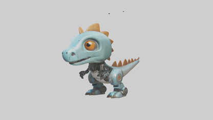 Cartoon Robot Dinosaur model 3D model