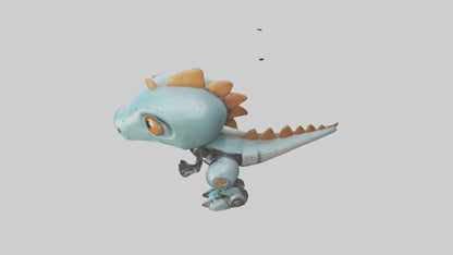 Cartoon Robot Dinosaur model 3D model