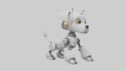 Cartoon Robot Dog model 3D model