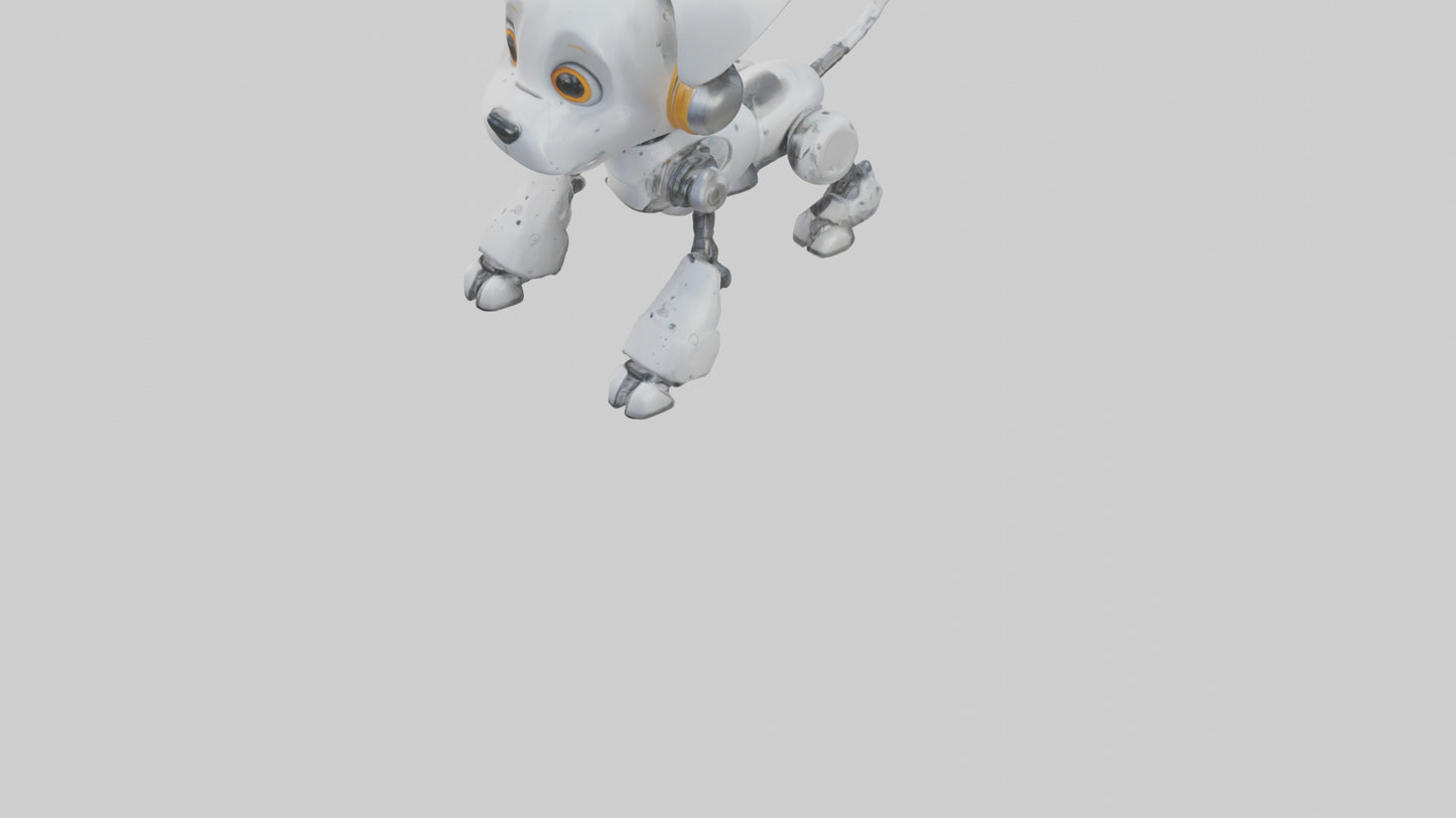 Cartoon Robot Dog model 3D model