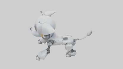 Cartoon Robot Dog model 3D model