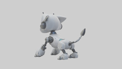 Cartoon Robot Dog model 3D model