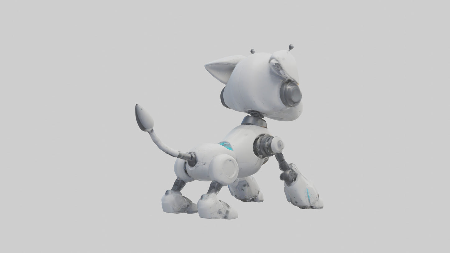Cartoon Robot Dog model 3D model