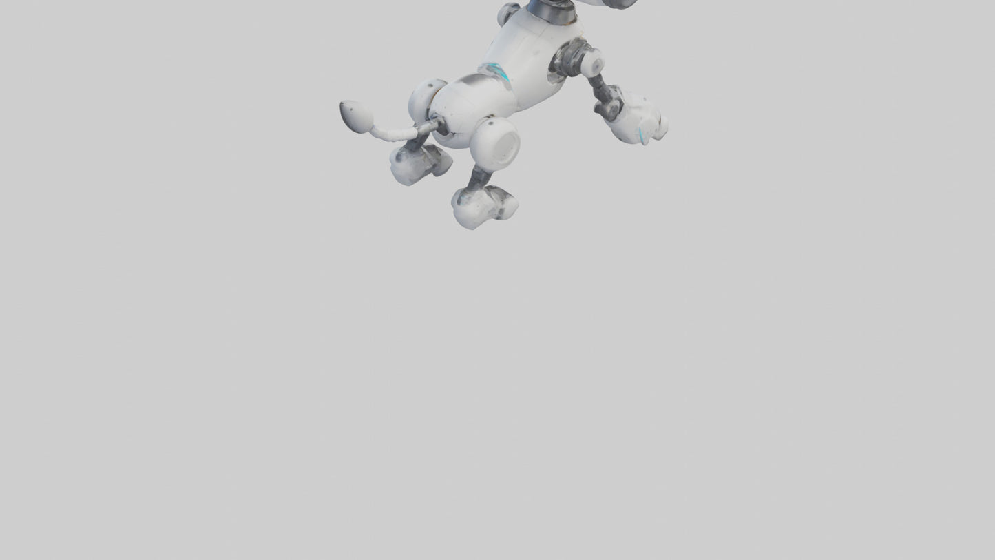 Cartoon Robot Dog model 3D model