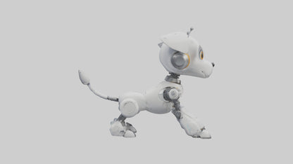 Cartoon Robot Dog model 3D model
