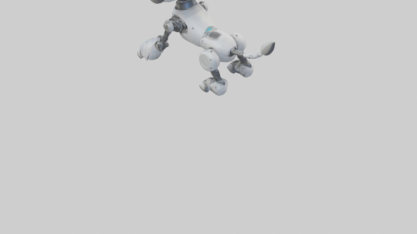 Cartoon Robot Dog model 3D model