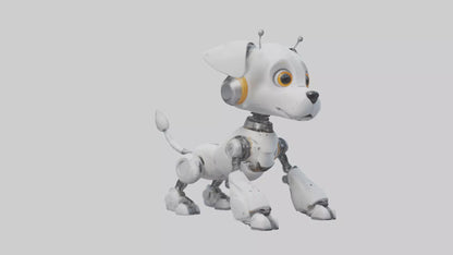 Cartoon Robot Dog model 3D model