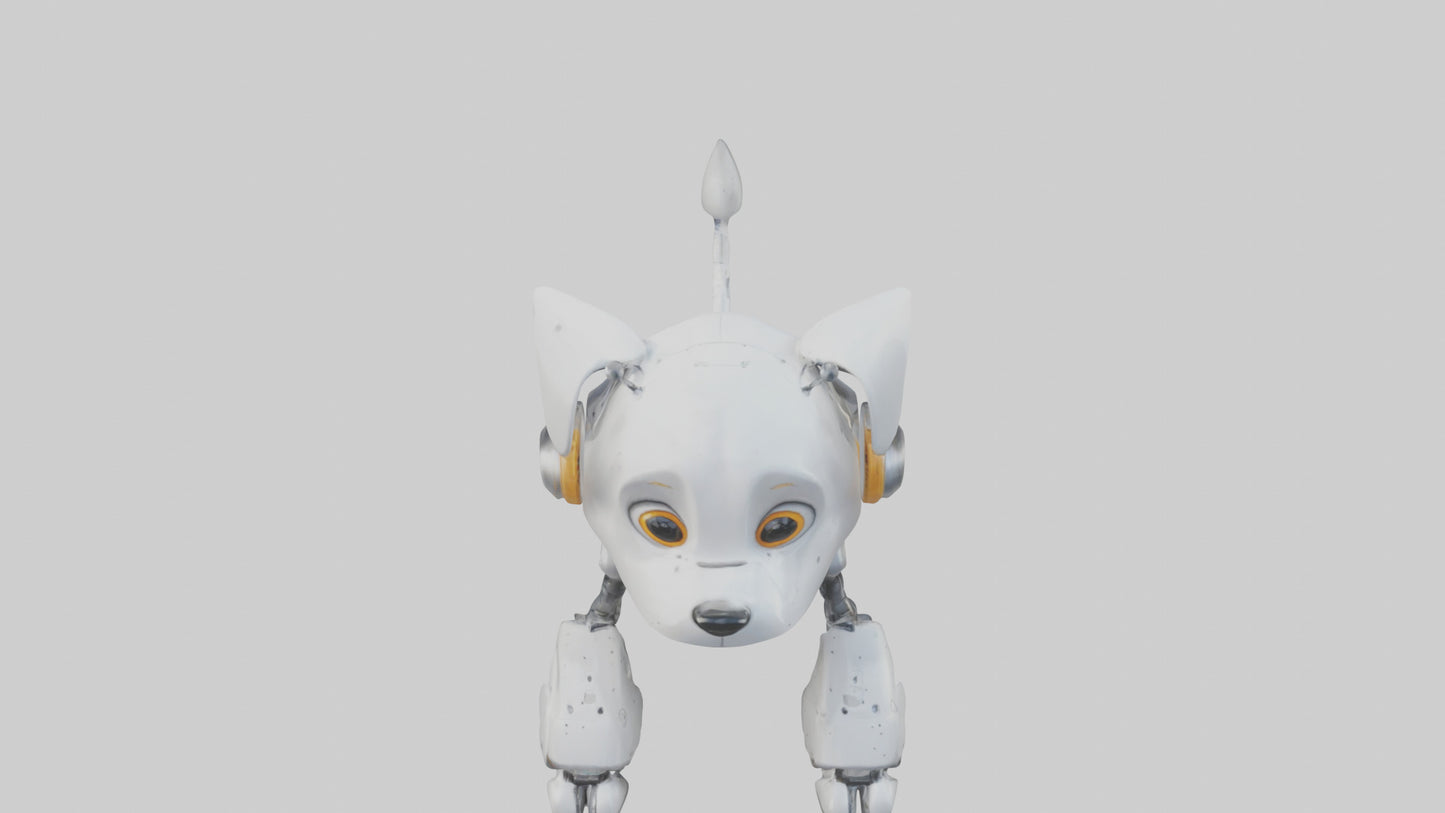 Cartoon Robot Dog model 3D model