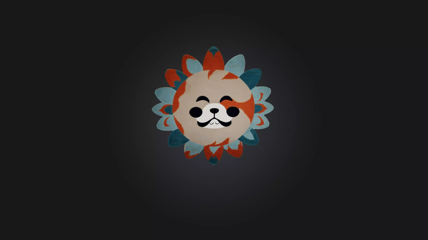 Cartoon Rug 3D model