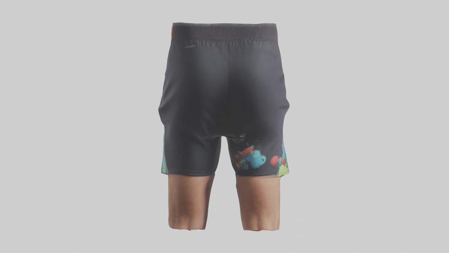 Cartoon Running Shorts model 3D model