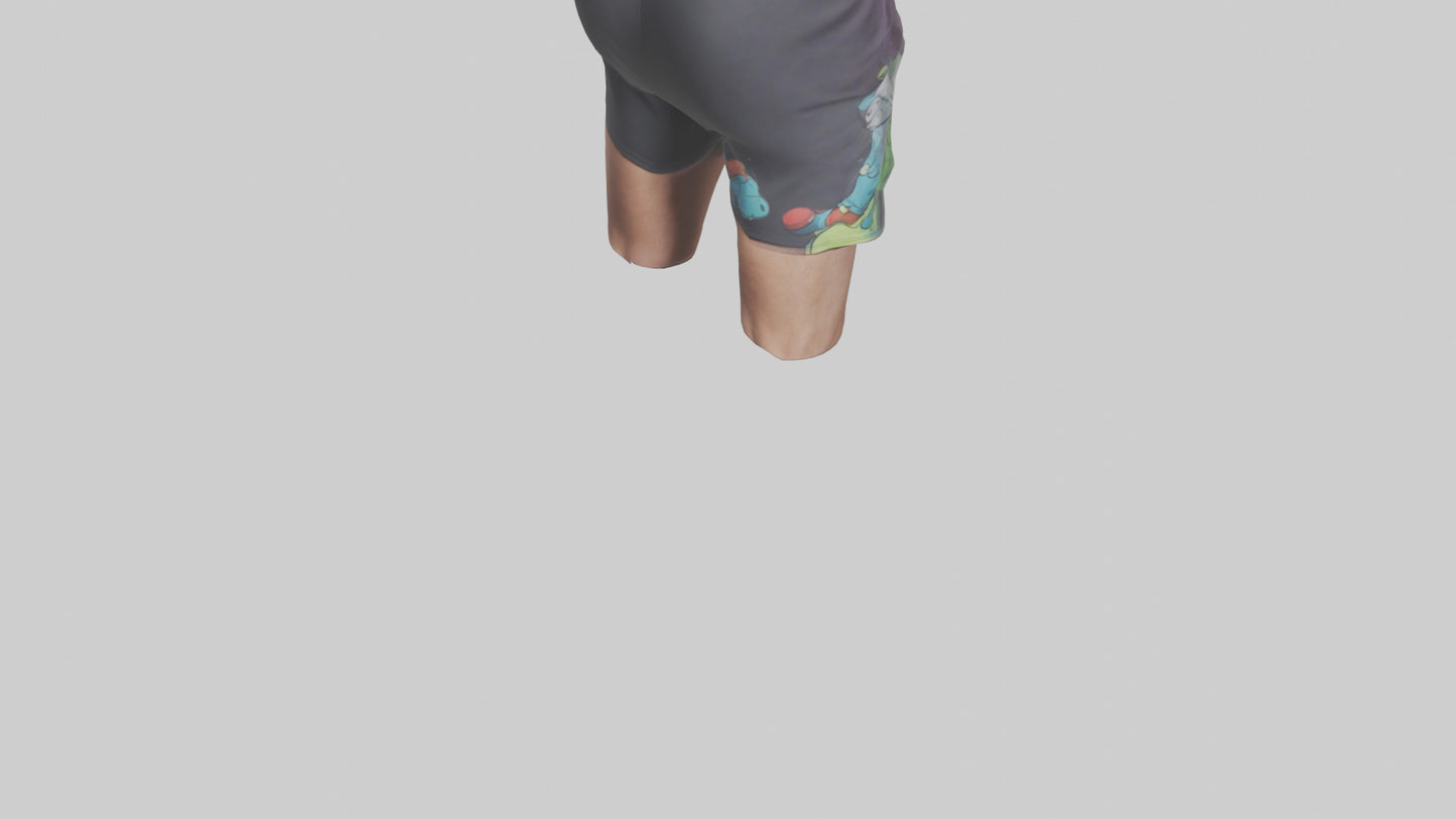 Cartoon Running Shorts model 3D model
