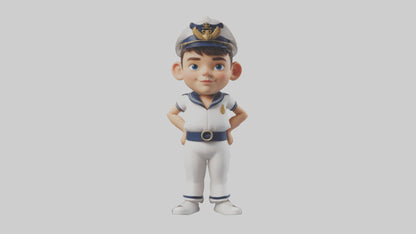 Cartoon Sailor model 3D model