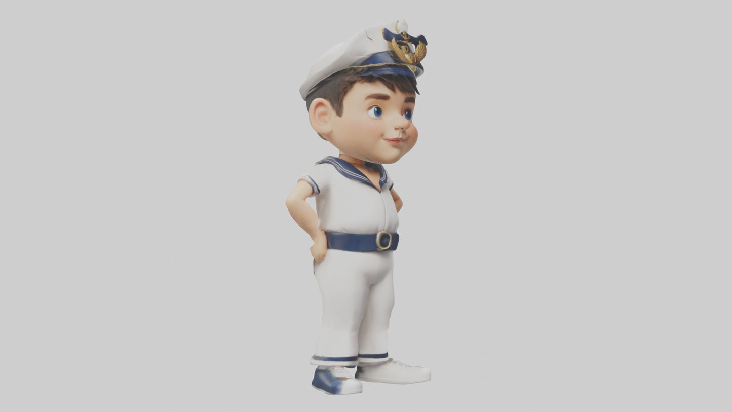 Cartoon Sailor model 3D model