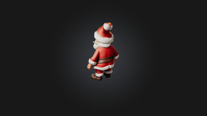 Cartoon Santa 3D model